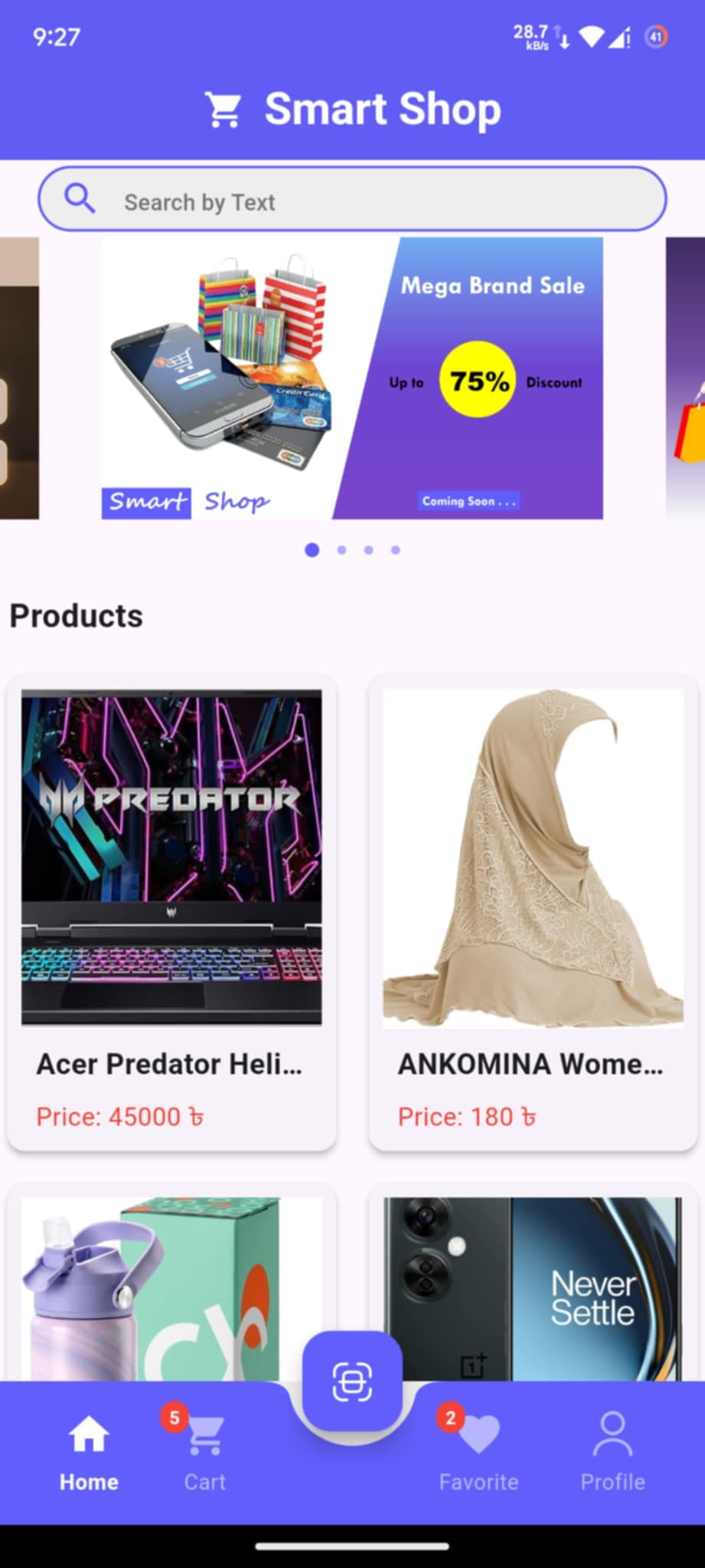 Smart Shop – AI-Enabled Ecommerce App